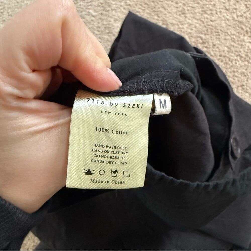 7115 by Szeki SIGNATURE PAINTER TROUSER - CANVAS EDITION in BLACK Size M - Picture 4 of 4